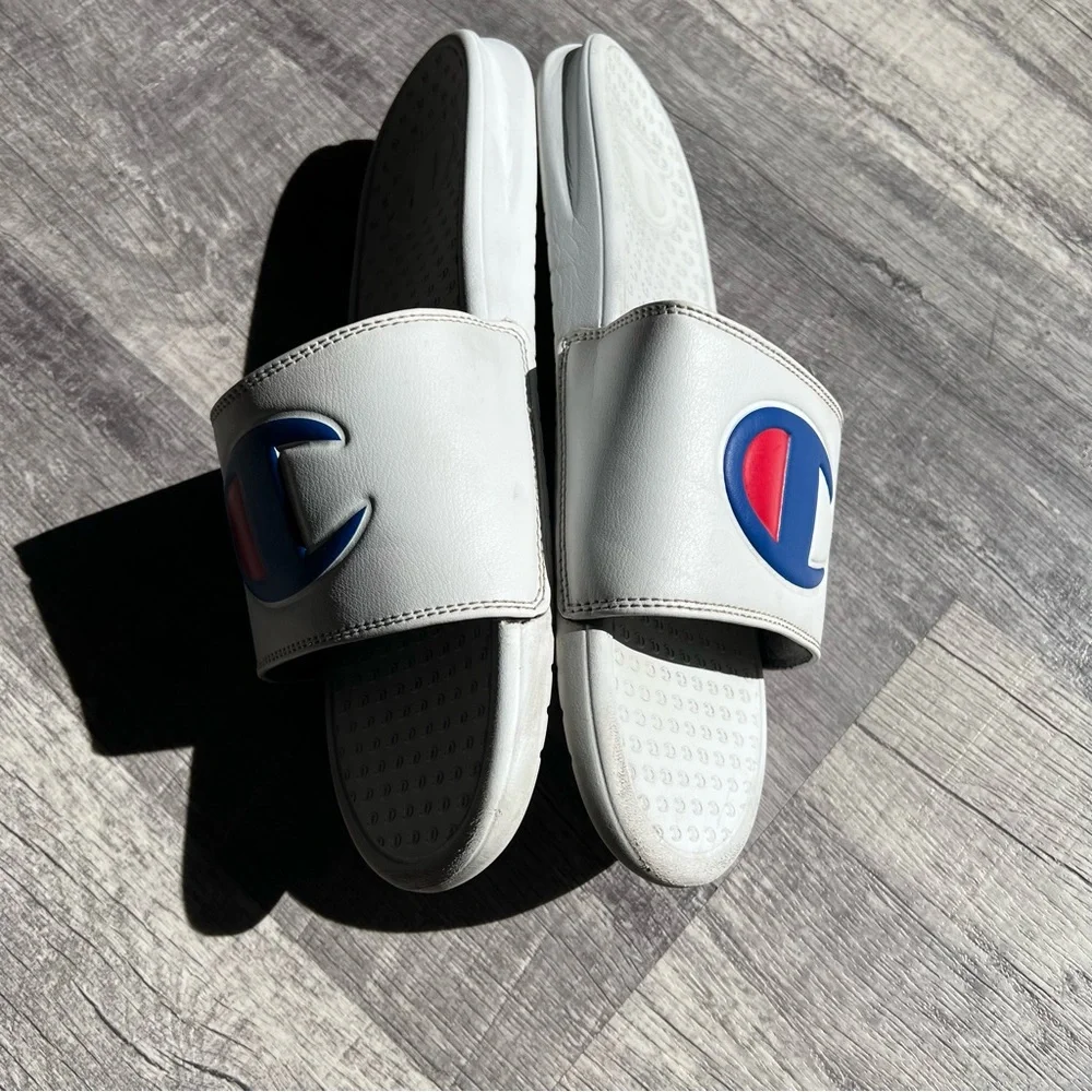 Champion Slides White Size 12